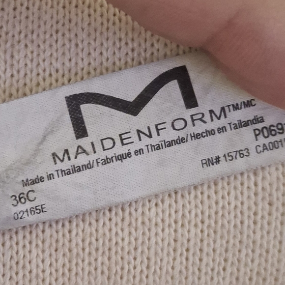 Maidenform - Heathered Blue /Underwire Bra- W Sz 36-C - Picture 5 of 5